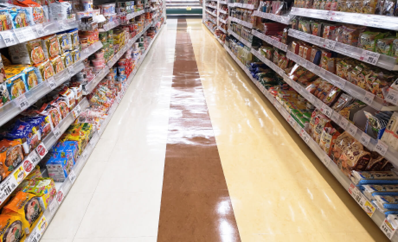 大型スーパー定期清掃